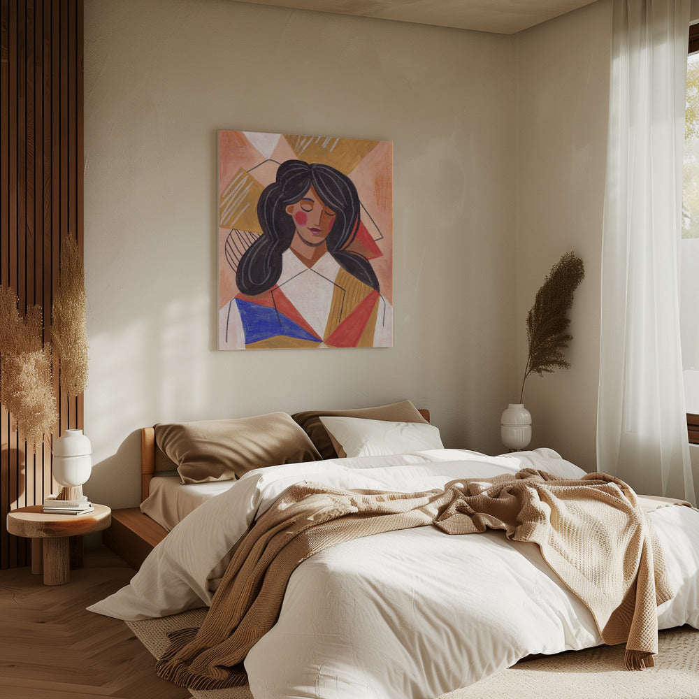 Woman in Thoughts | Canvas