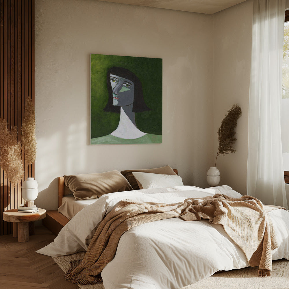 Lady in Green | Canvas