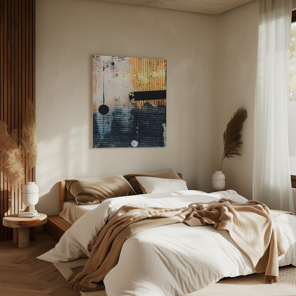 Abstract Artwork With Geometric Composition | Canvas