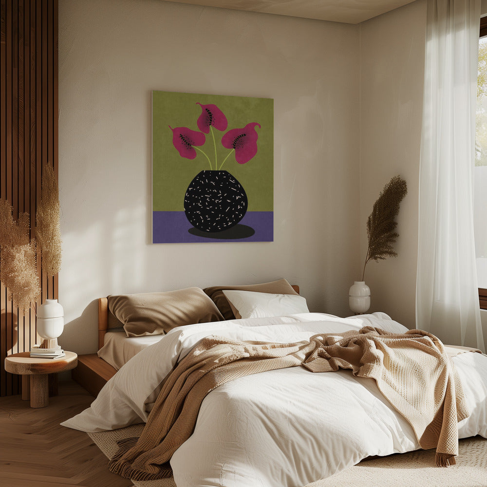 Nice flowers in vase | Canvas