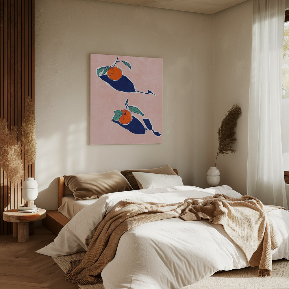 Abstract Oranges | Canvas