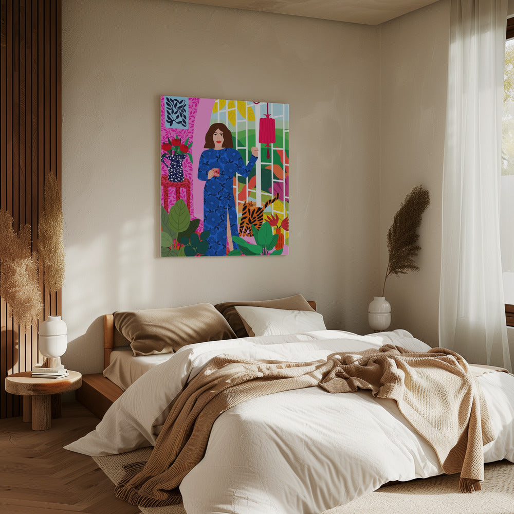 Getting My Early Morning Tea | Canvas