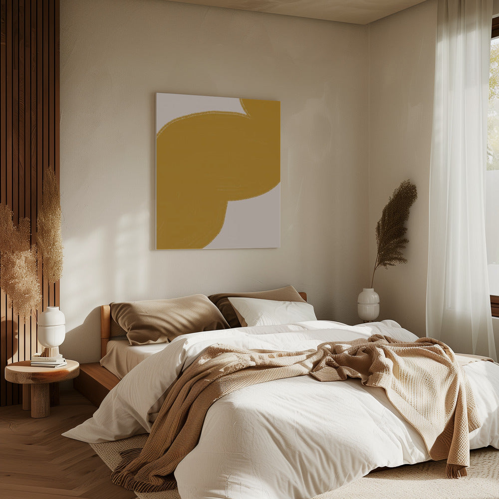 Golden Swirl Path | Canvas