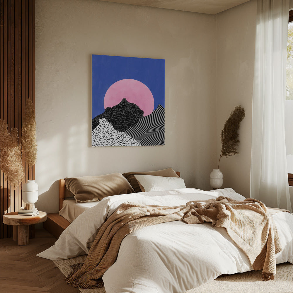 Surreal Peaks View | Canvas