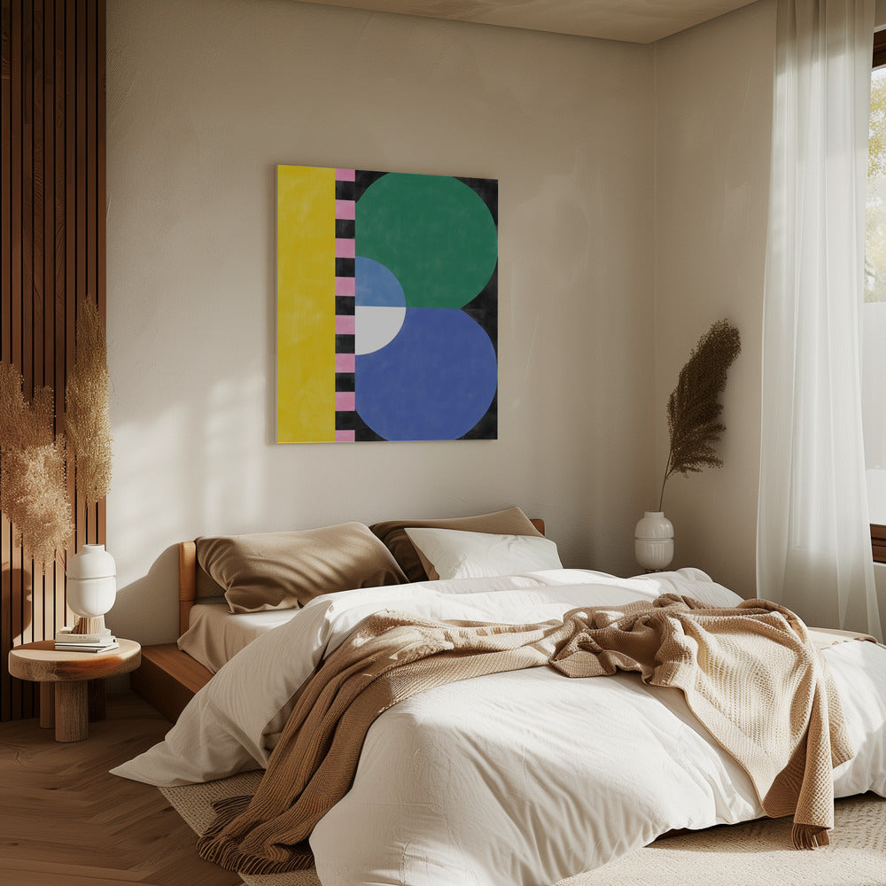 Colorful Geometry Block and shapes | Canvas