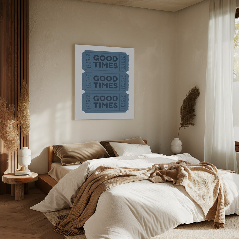 Blue Good Times | Canvas