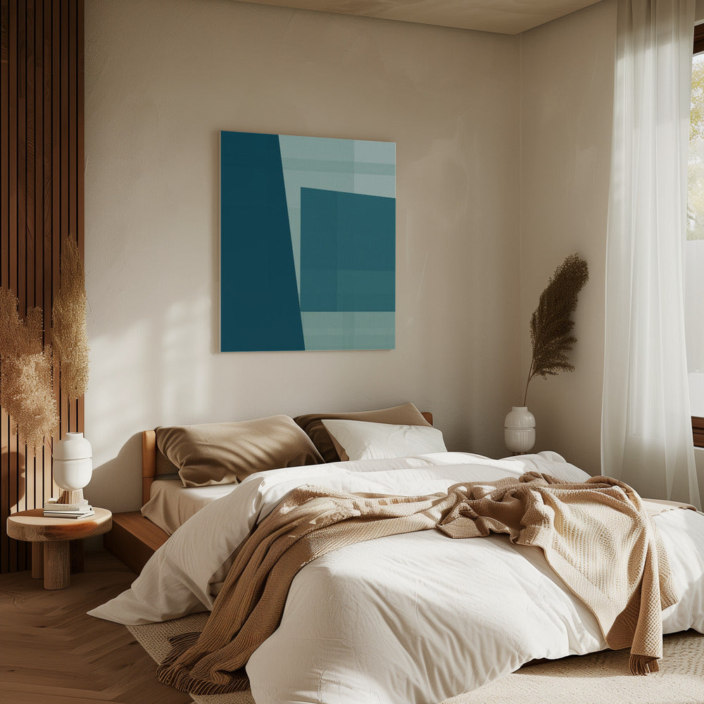 Woven Teal Jam 2 | Canvas