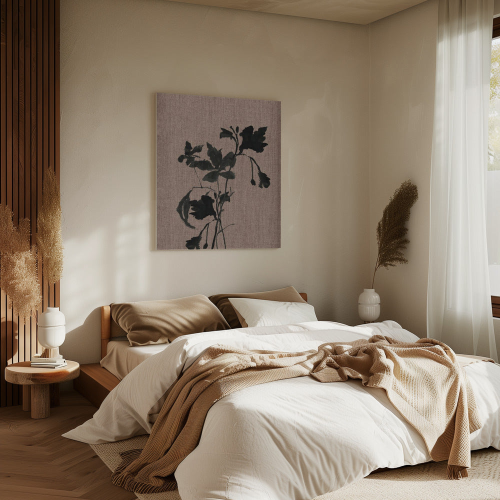 Black Floral 3 | Canvas