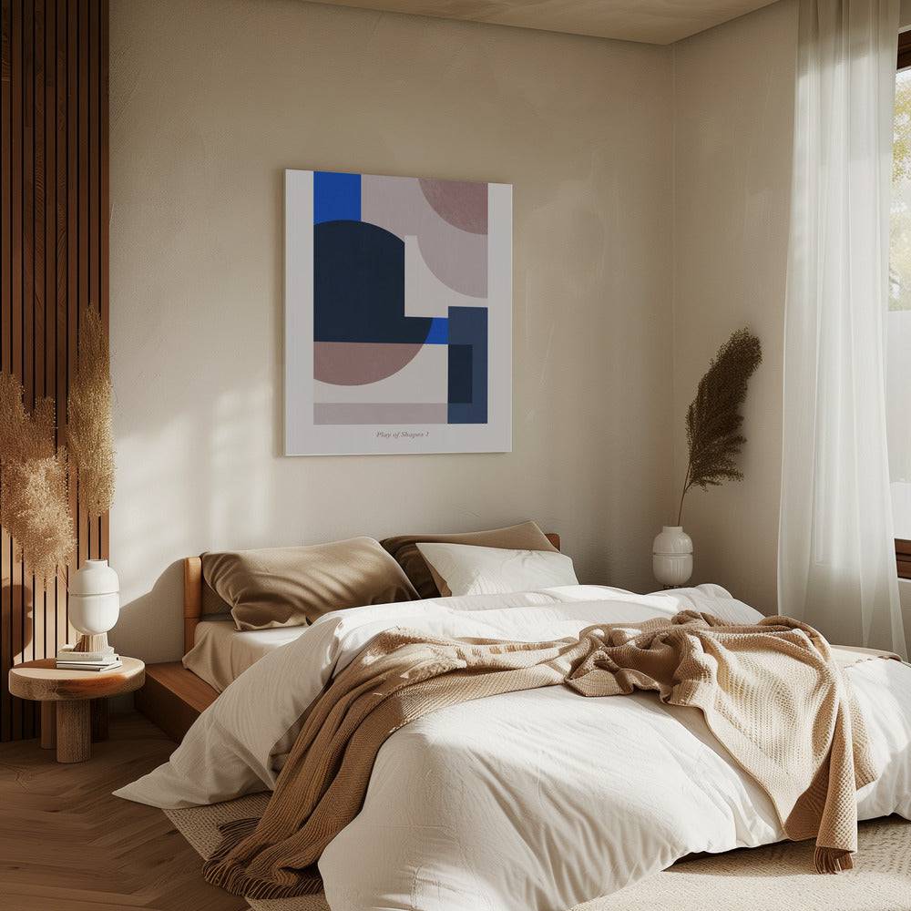 Play of Shapes 1 | Canvas