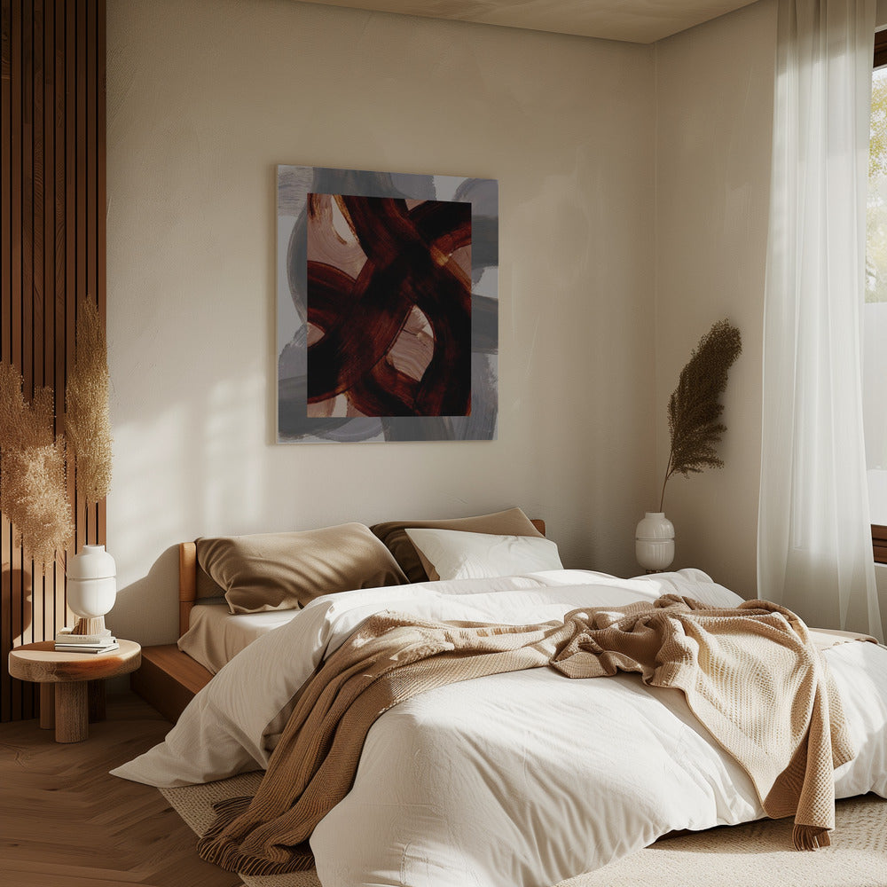 Abstract Brush Strokes 150 | Canvas