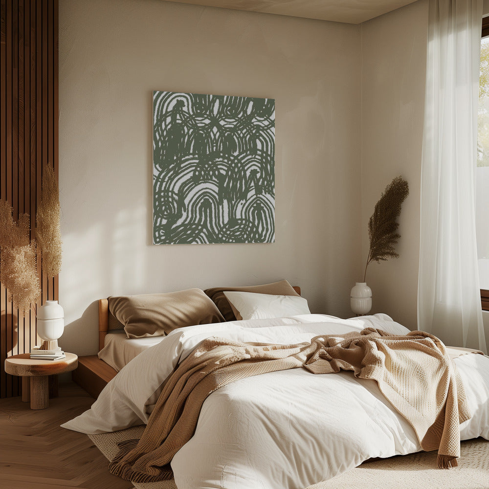 Green Pattern | Canvas