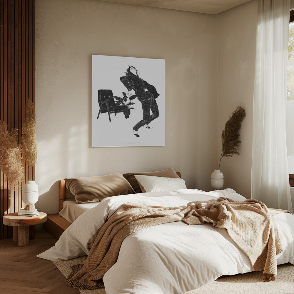 Jlr Dancingathome6 Blackandwhite Copy | Canvas