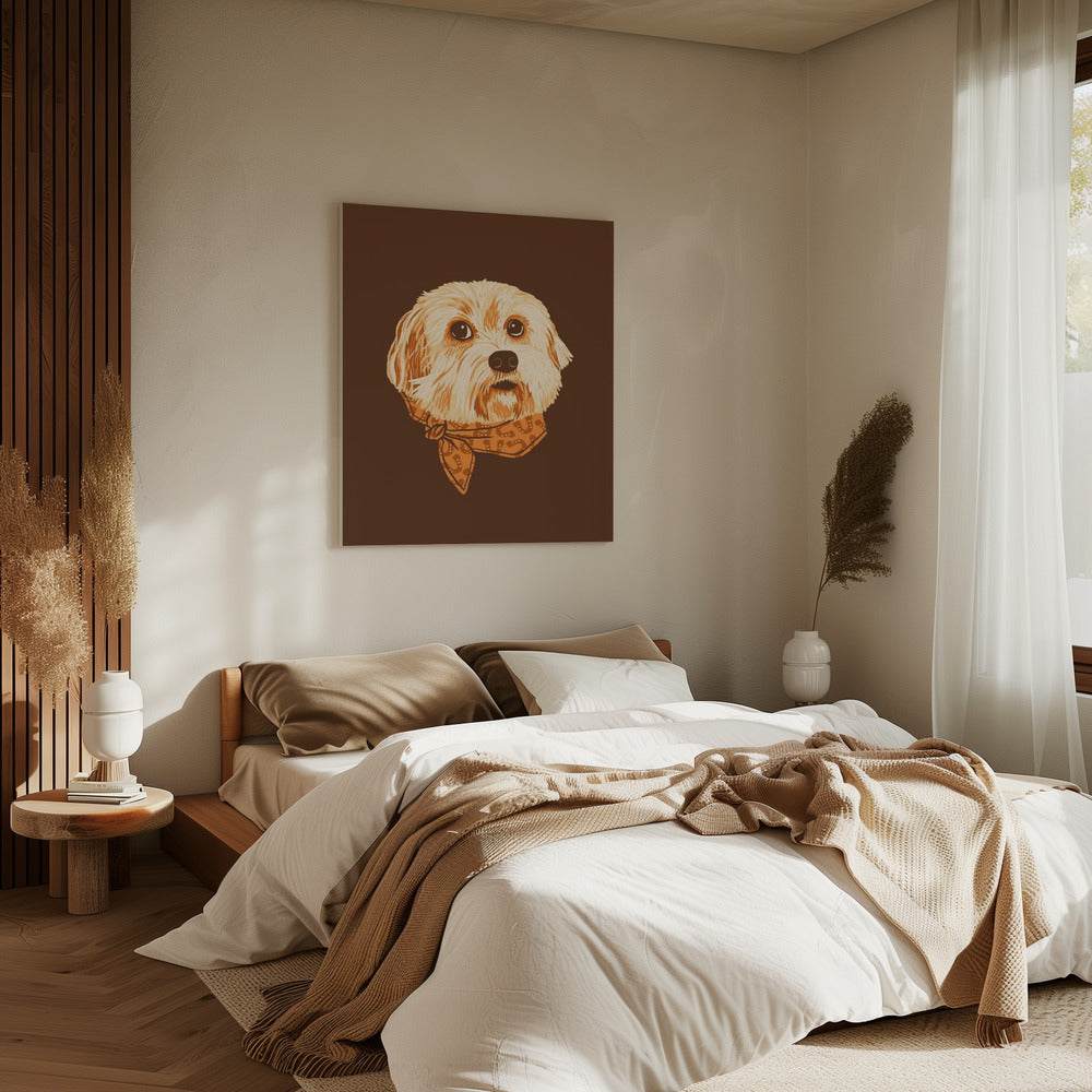 Molly the Cowgirl Pup | Canvas