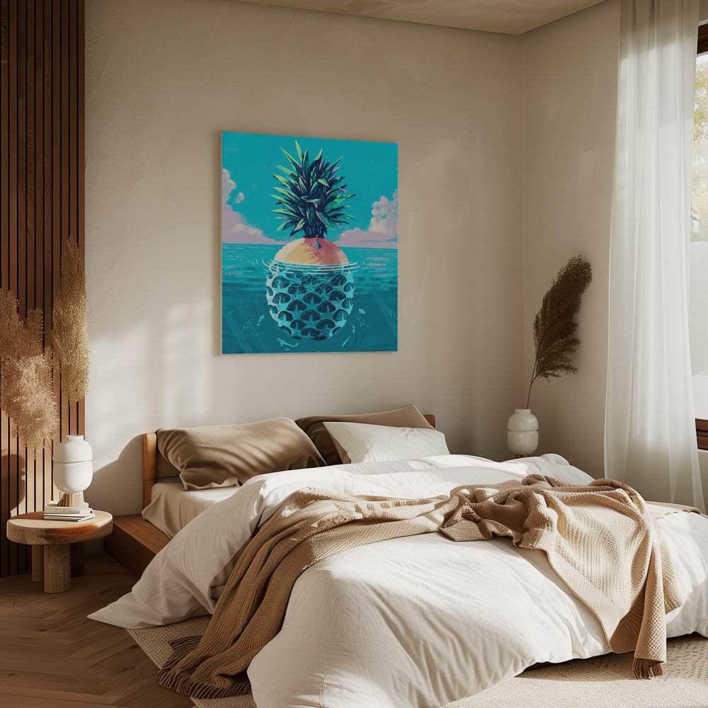 Stranded On Pineapple Island | Canvas