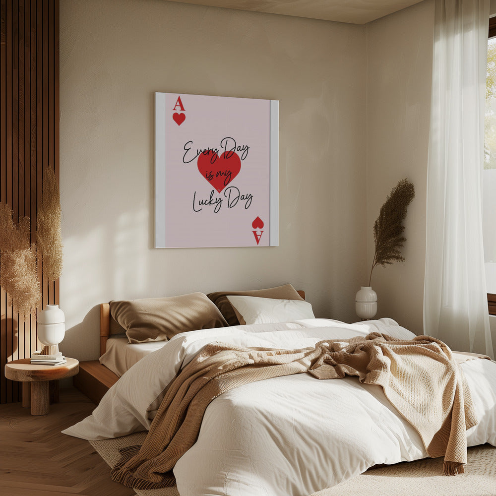 Lucky Ace Hearts | Canvas