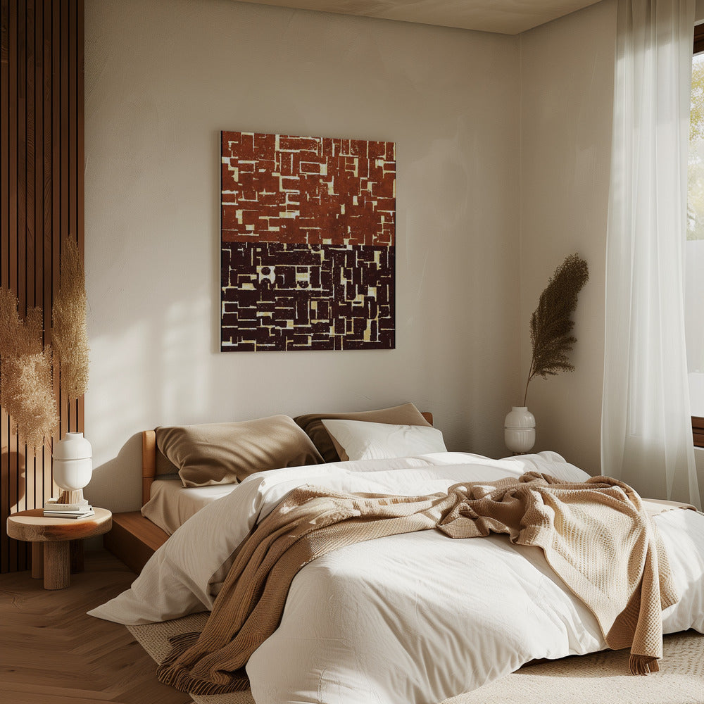 Dual Maze Tapestry | Canvas