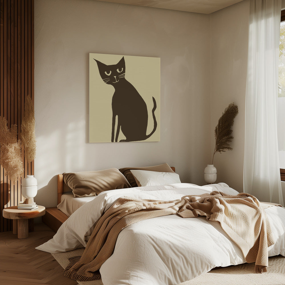 Brown cat | Canvas