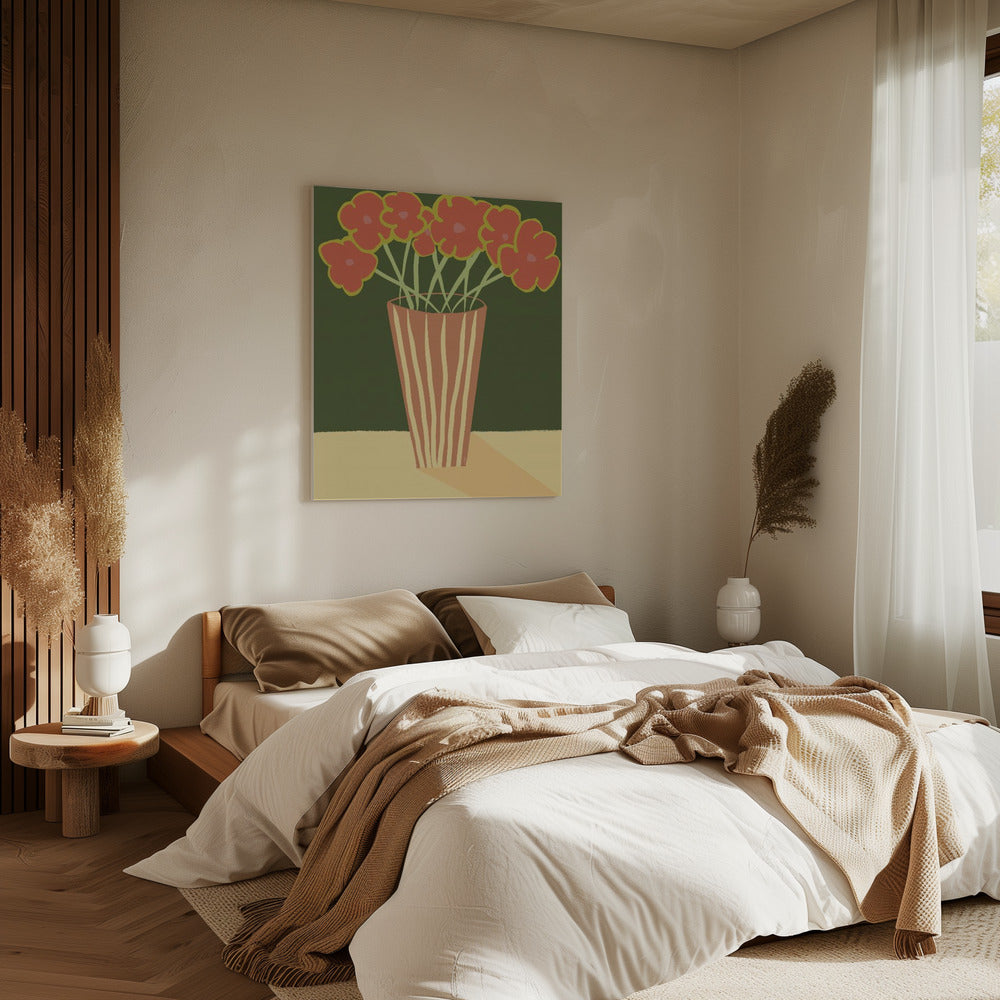 Vase with poppies | Canvas