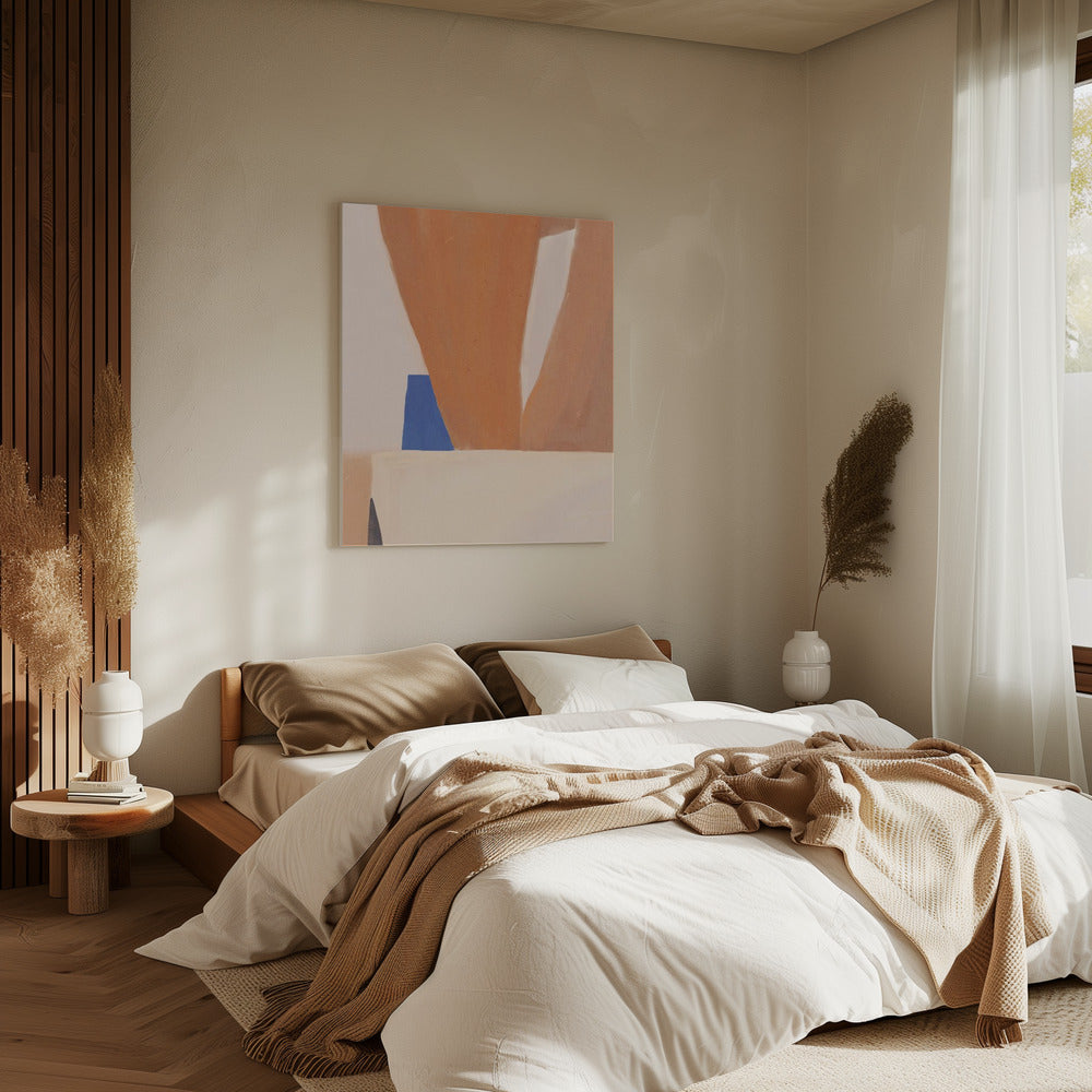 Warm Earth Tones And Bold Geometric Shapes | Canvas