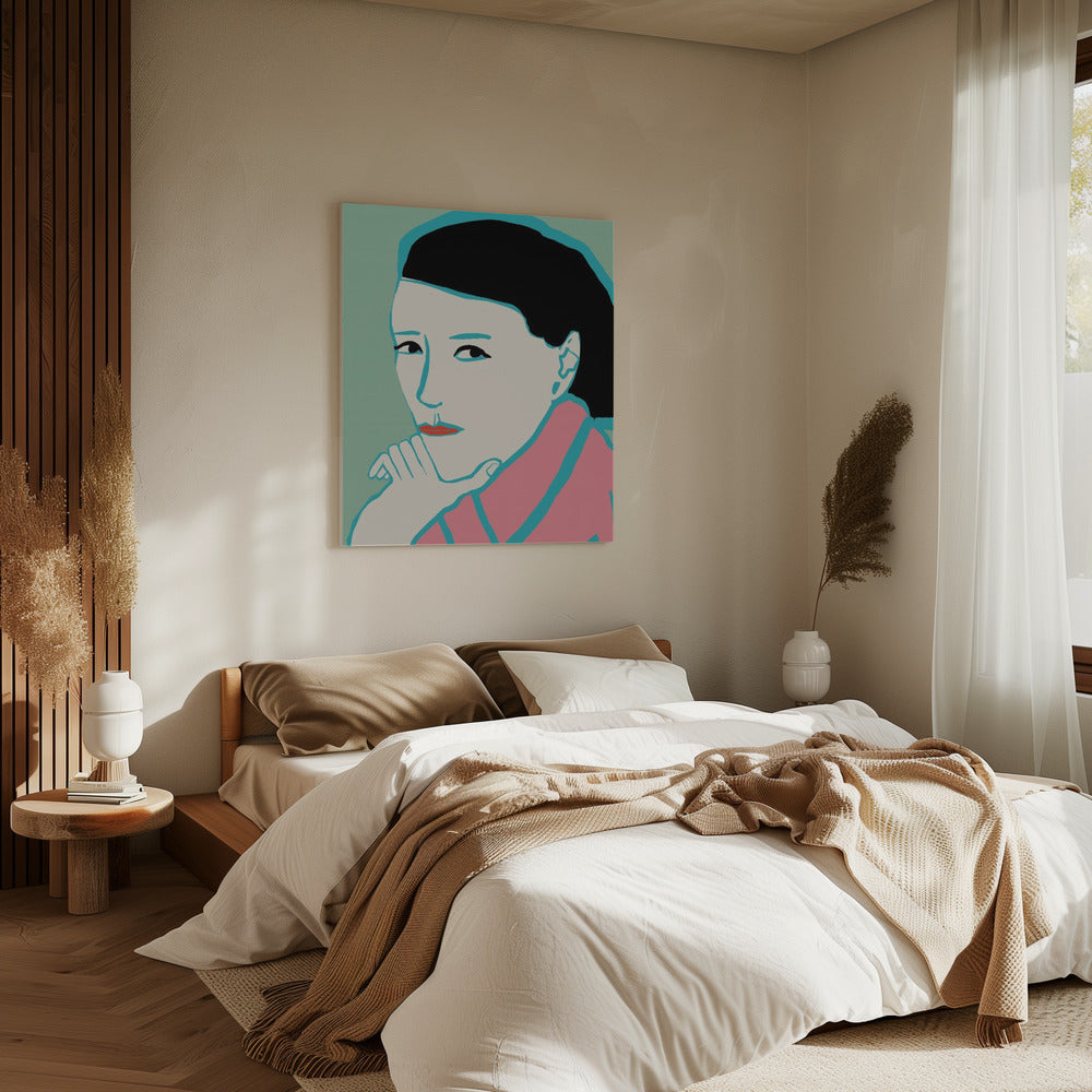 Woman looking | Canvas