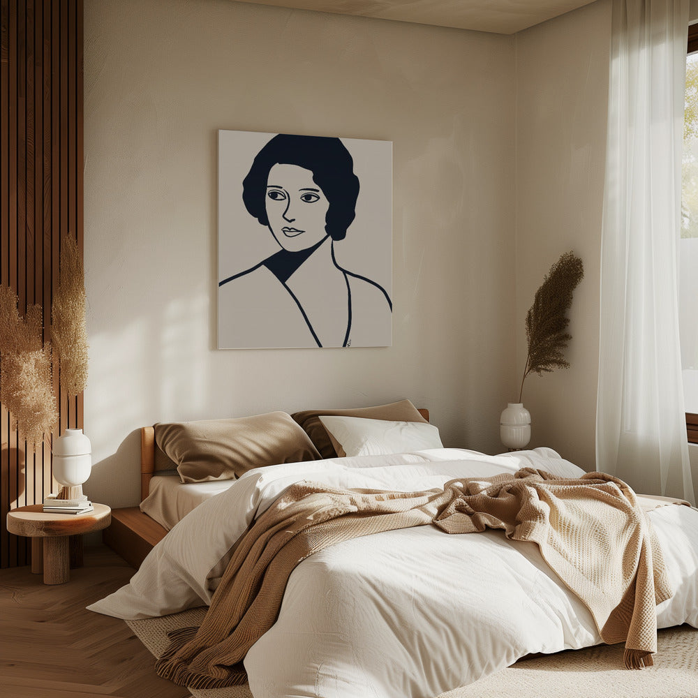 Vintage woman | Canvas