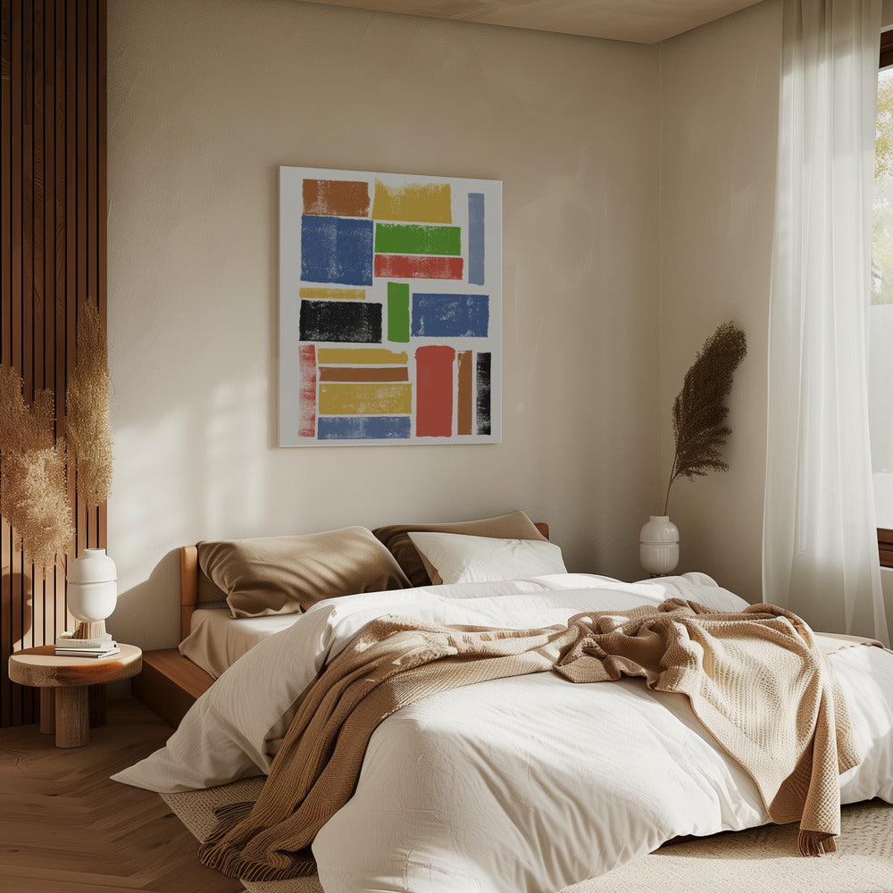 Color Block Harmony | Canvas