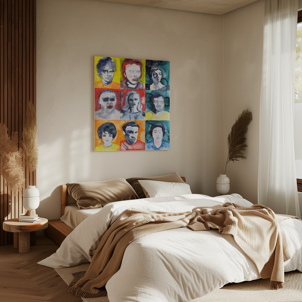 Headshot Grid No. 2 | Canvas