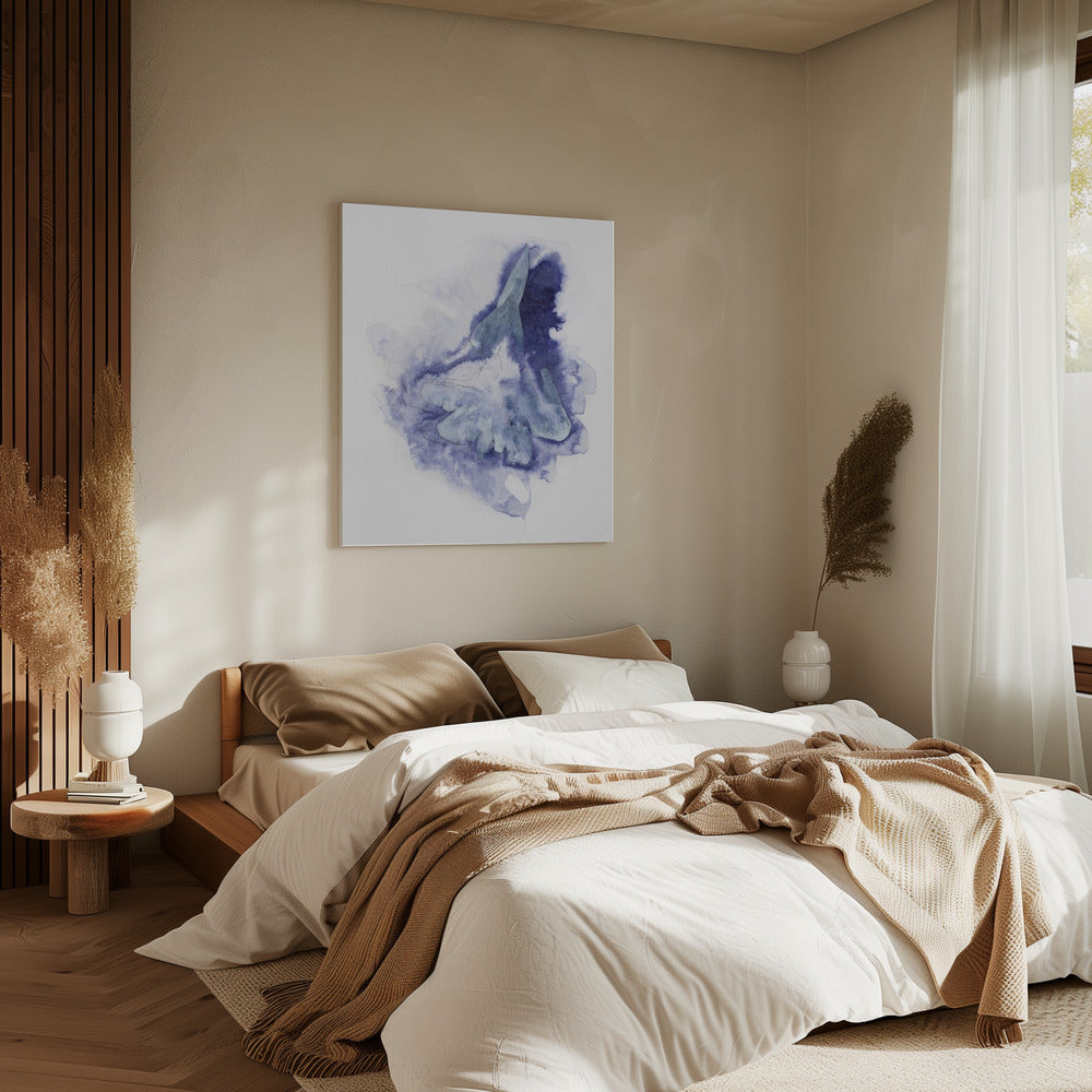 Kampfjet Study (indigo 2) | Canvas