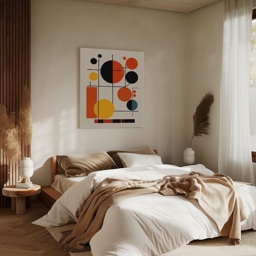 Geometric Shapes And Bold Colors | Canvas