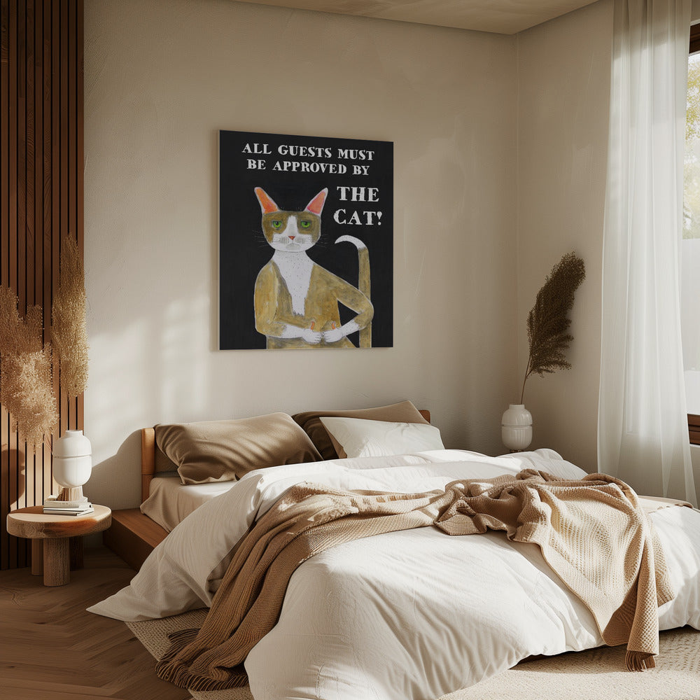Approved by the cat | Canvas