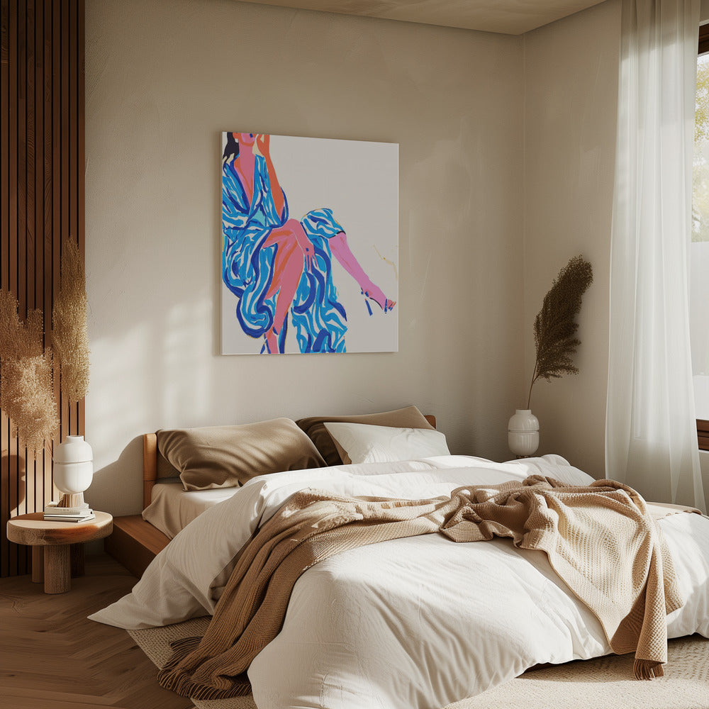 Portrait Woman in robe | Canvas