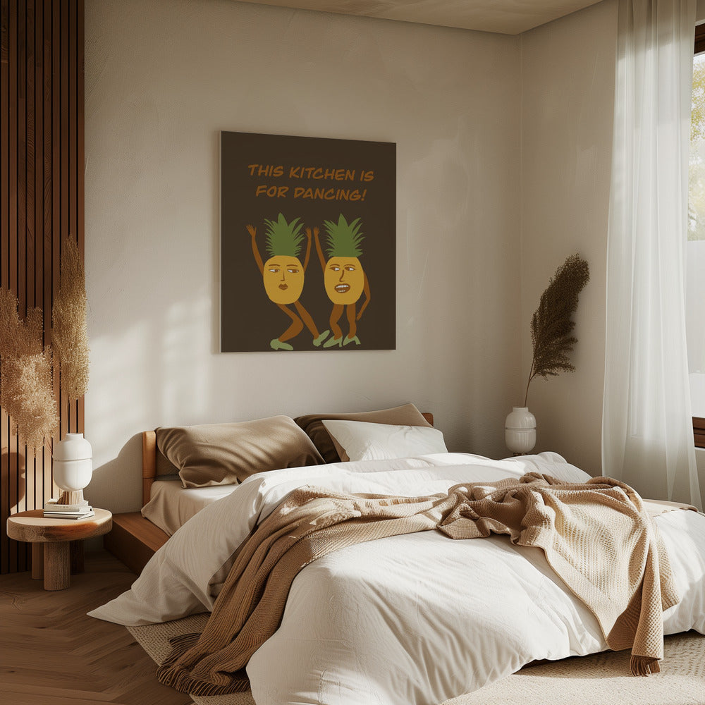 Dancing pineapples | Canvas