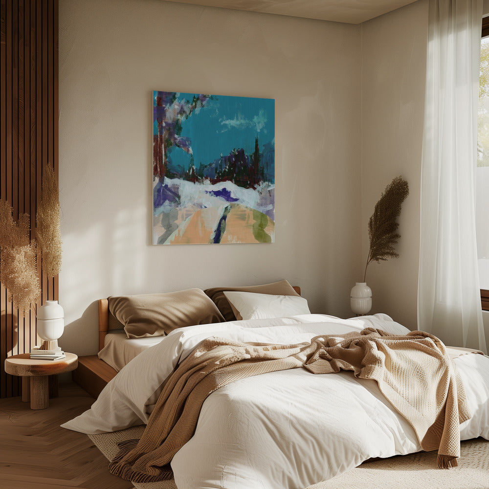 Winter Scene  In the Forest 1 | Canvas