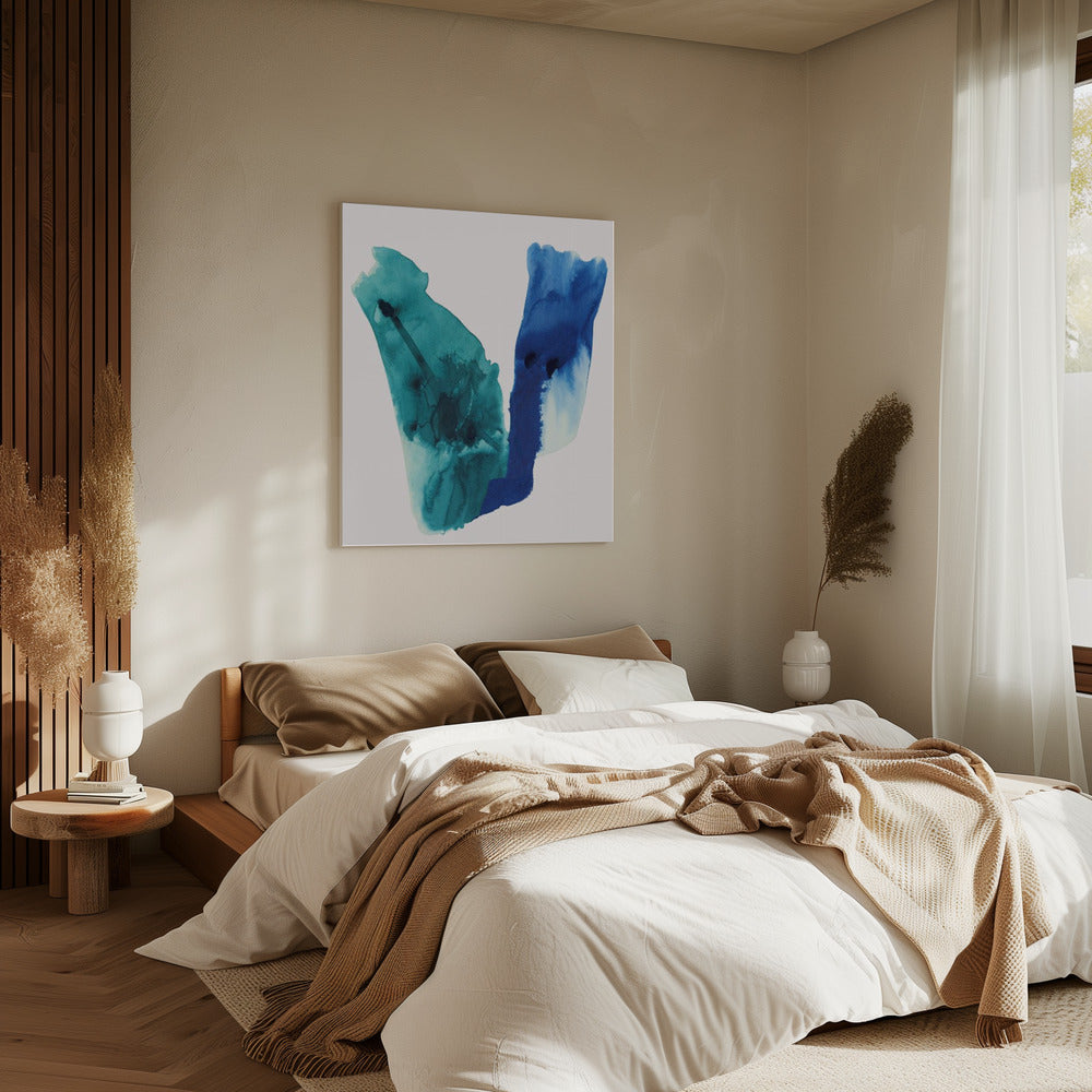 Abstract Watercolour Washes Shapes 2 | Canvas