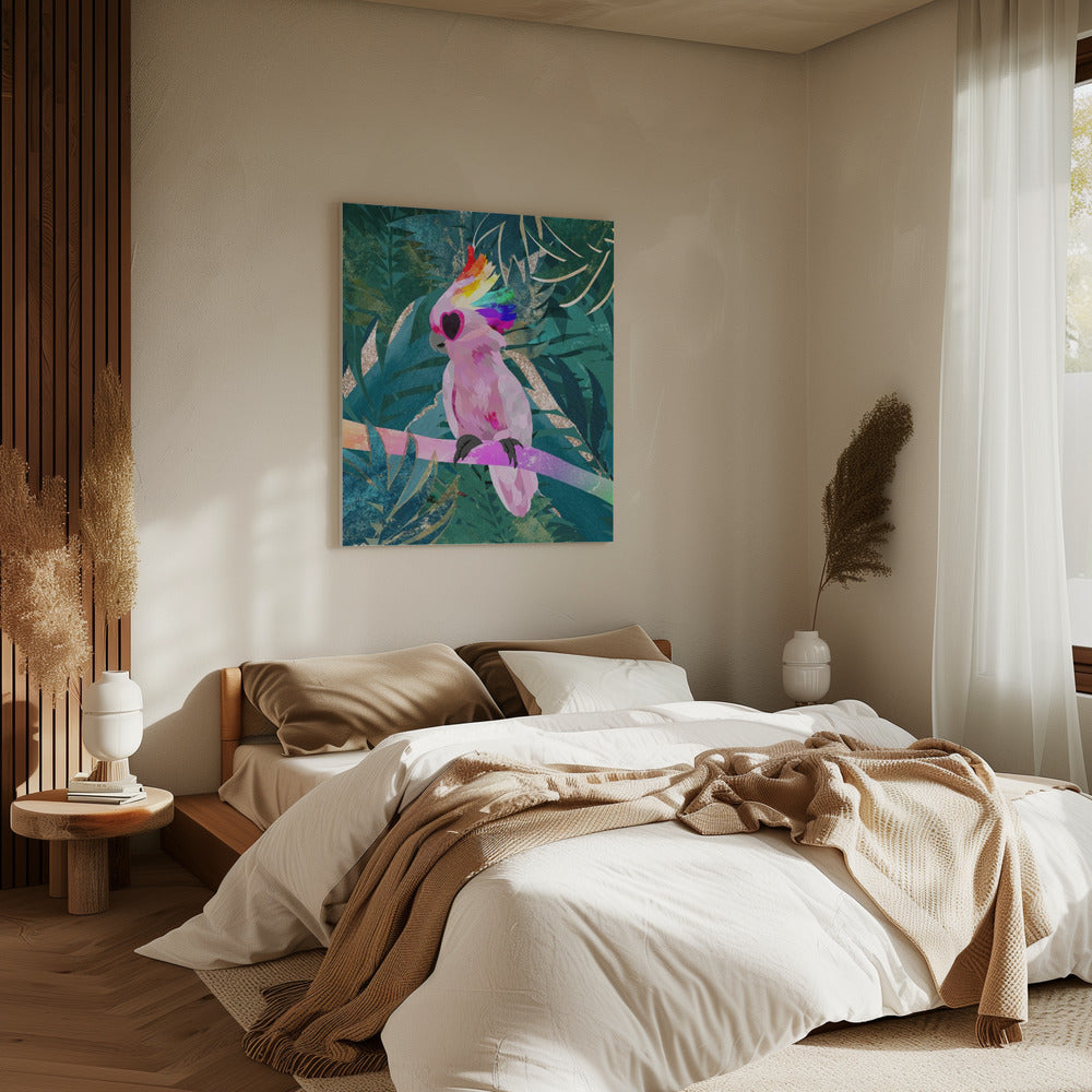 Jungle Rainbow Cockatoo | Canvas