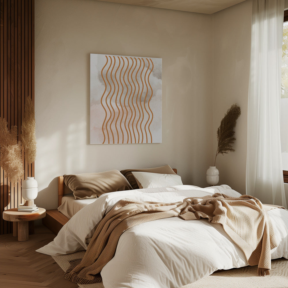 Curved Line Harmony | Canvas