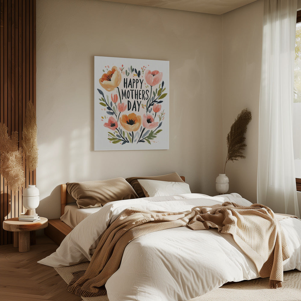 Floral Mother&#039;s Embrace | Canvas