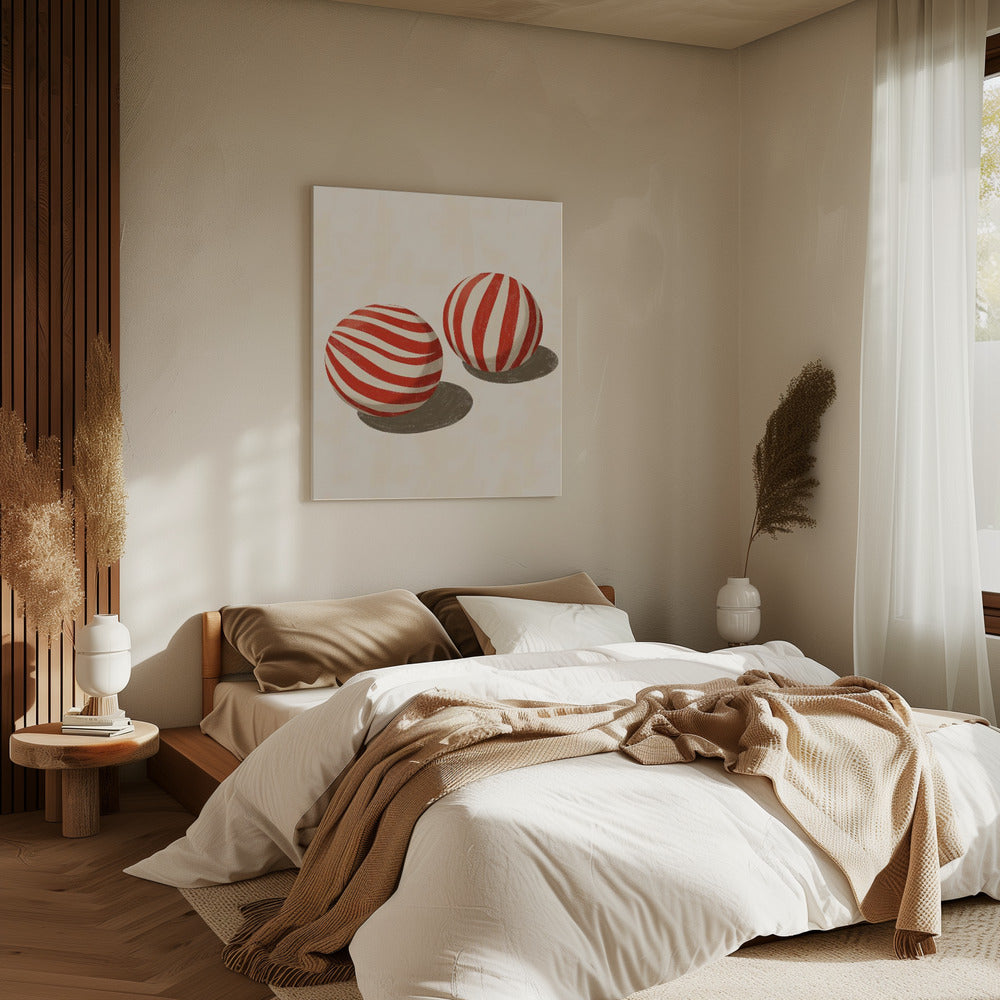 Candy Swirl Spheres | Canvas