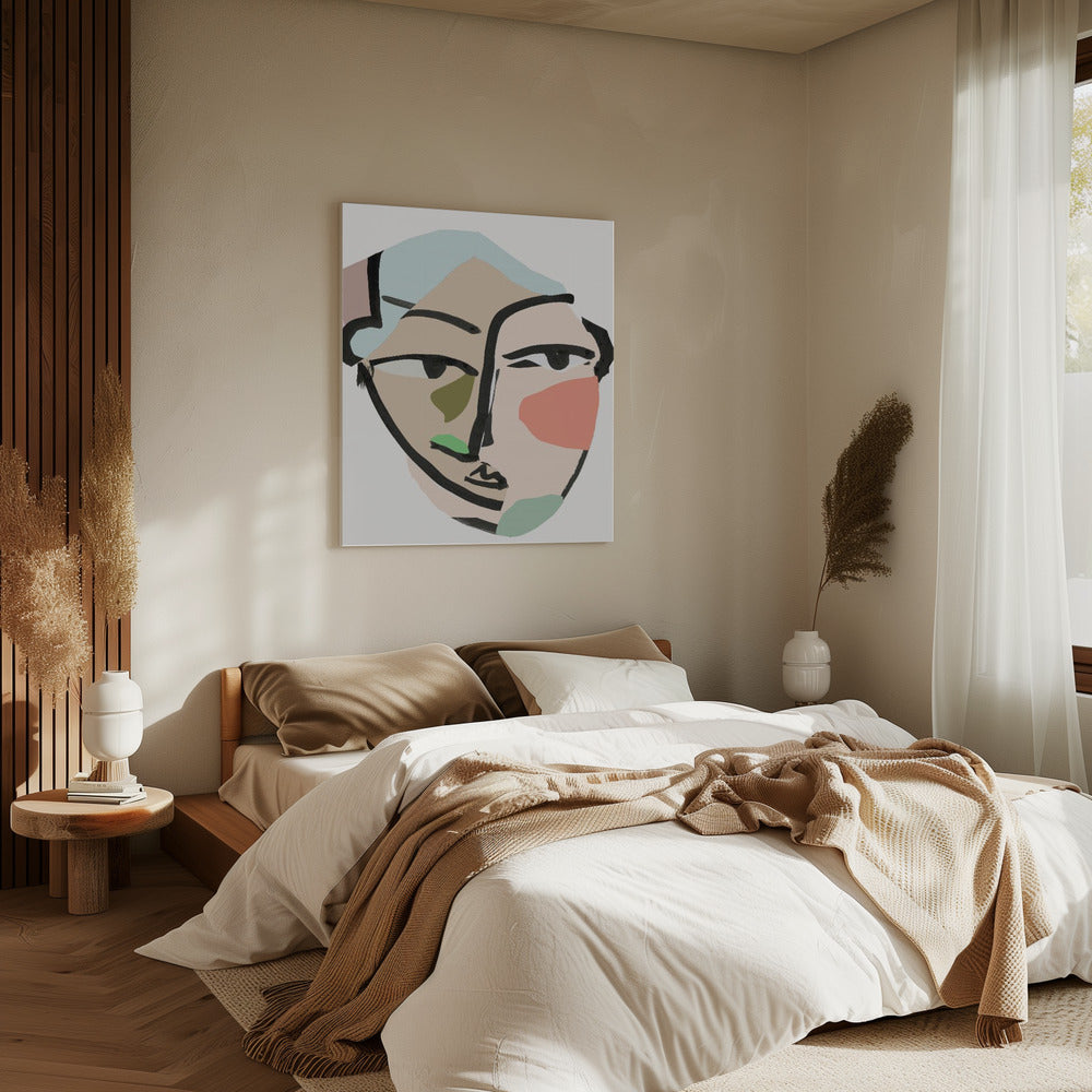 Visage No2 Art Print | Canvas