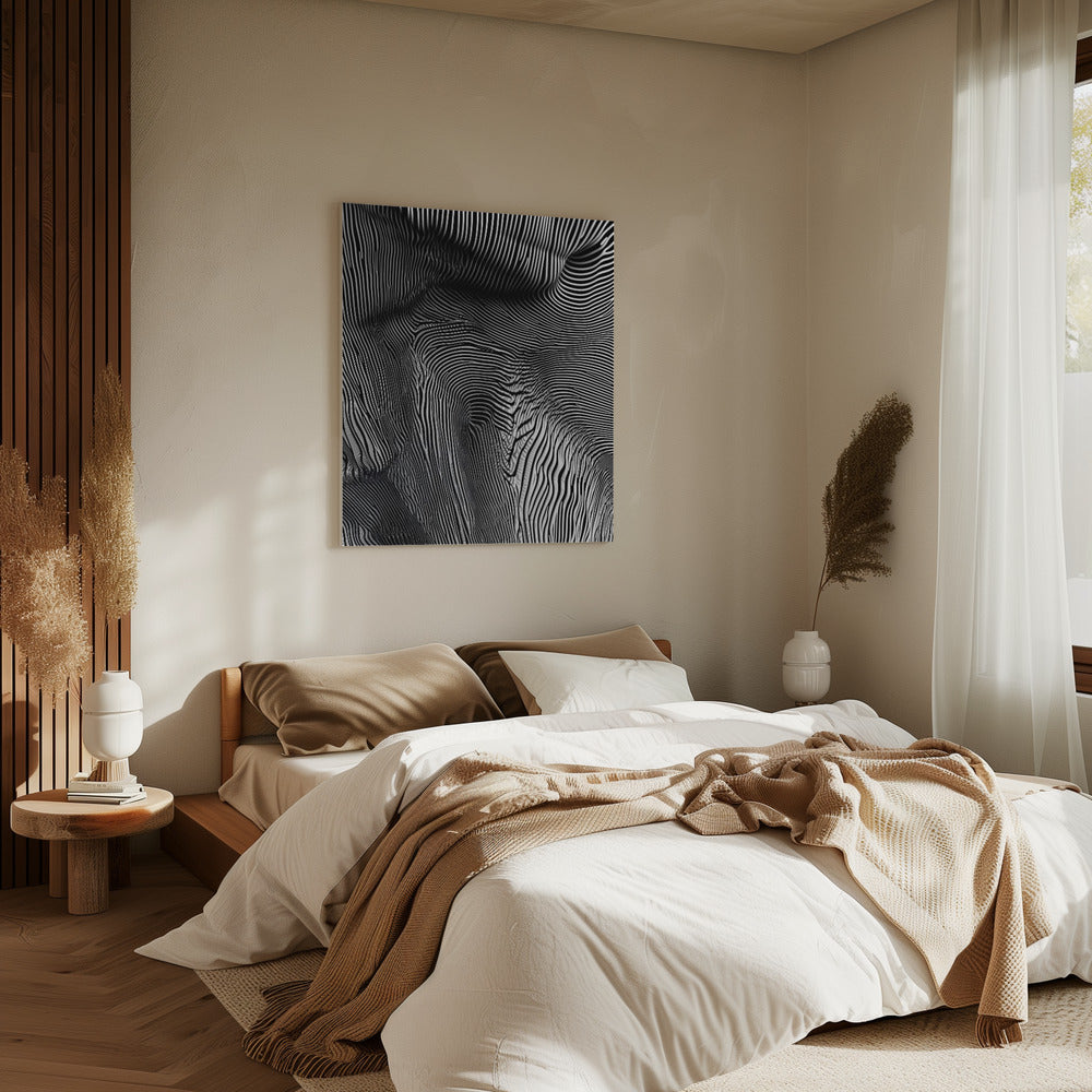 Zebra Flowform | Canvas