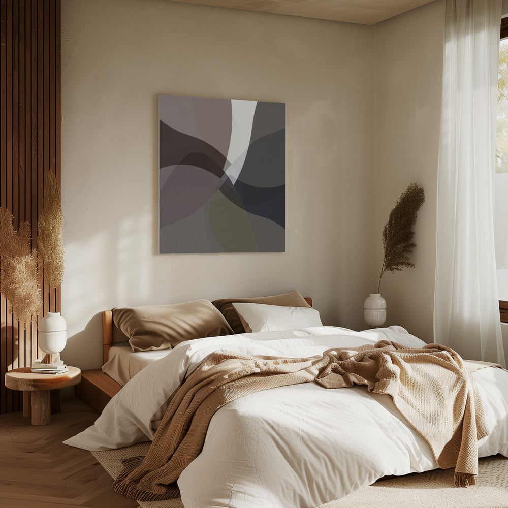 Abstract Neutral Shapes Print 5 | Canvas