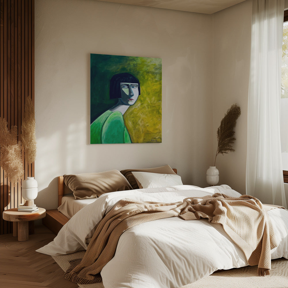 The Woman Looking Back | Canvas