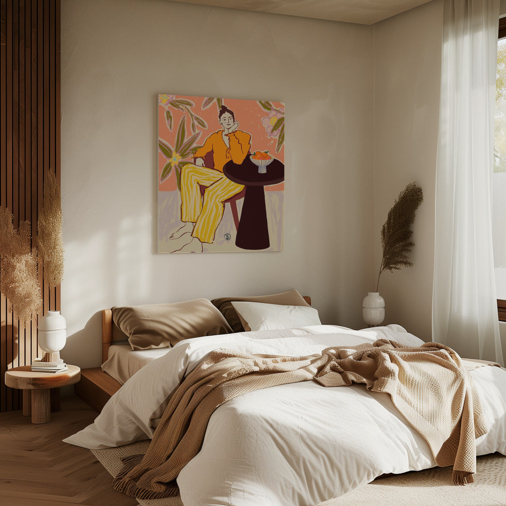 Woman With Oranges | Canvas