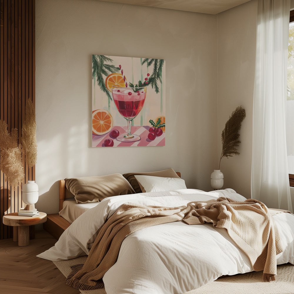 Christmas Red Cocktail | Canvas