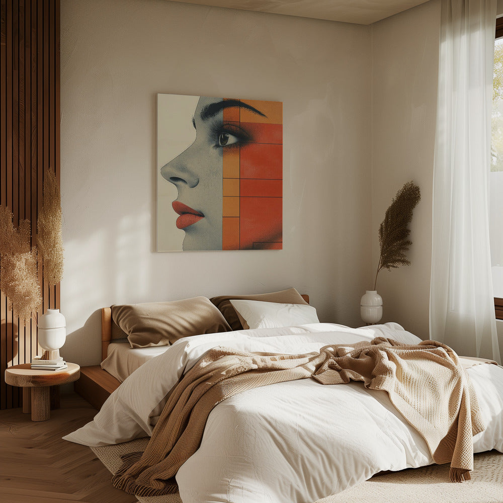 A Woman Face Vintage Poster (4) | Canvas