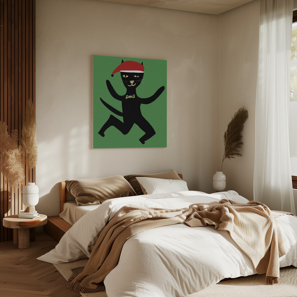 Xmas cat | Canvas