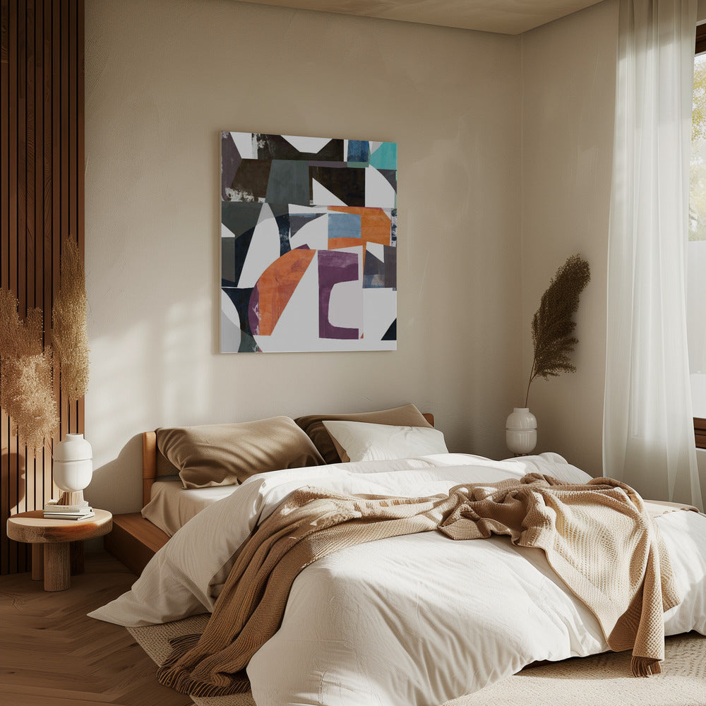 Abstract Cut Outs No 3 | Canvas