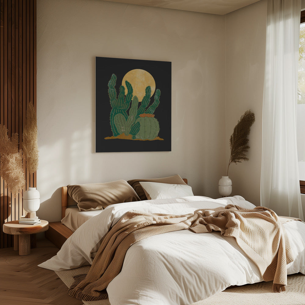 Modern Americana and Cactus | Canvas