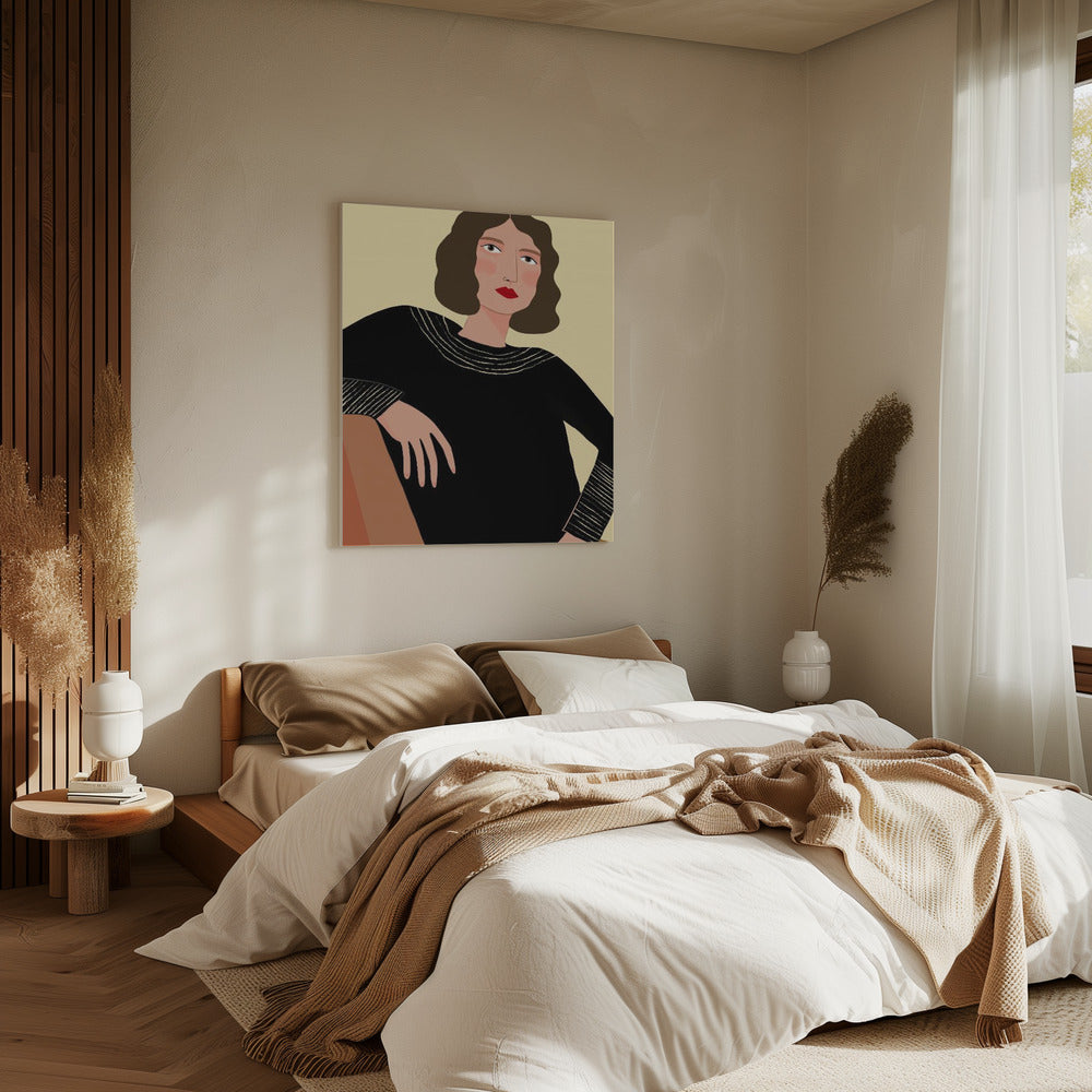 Woman relaxing | Canvas