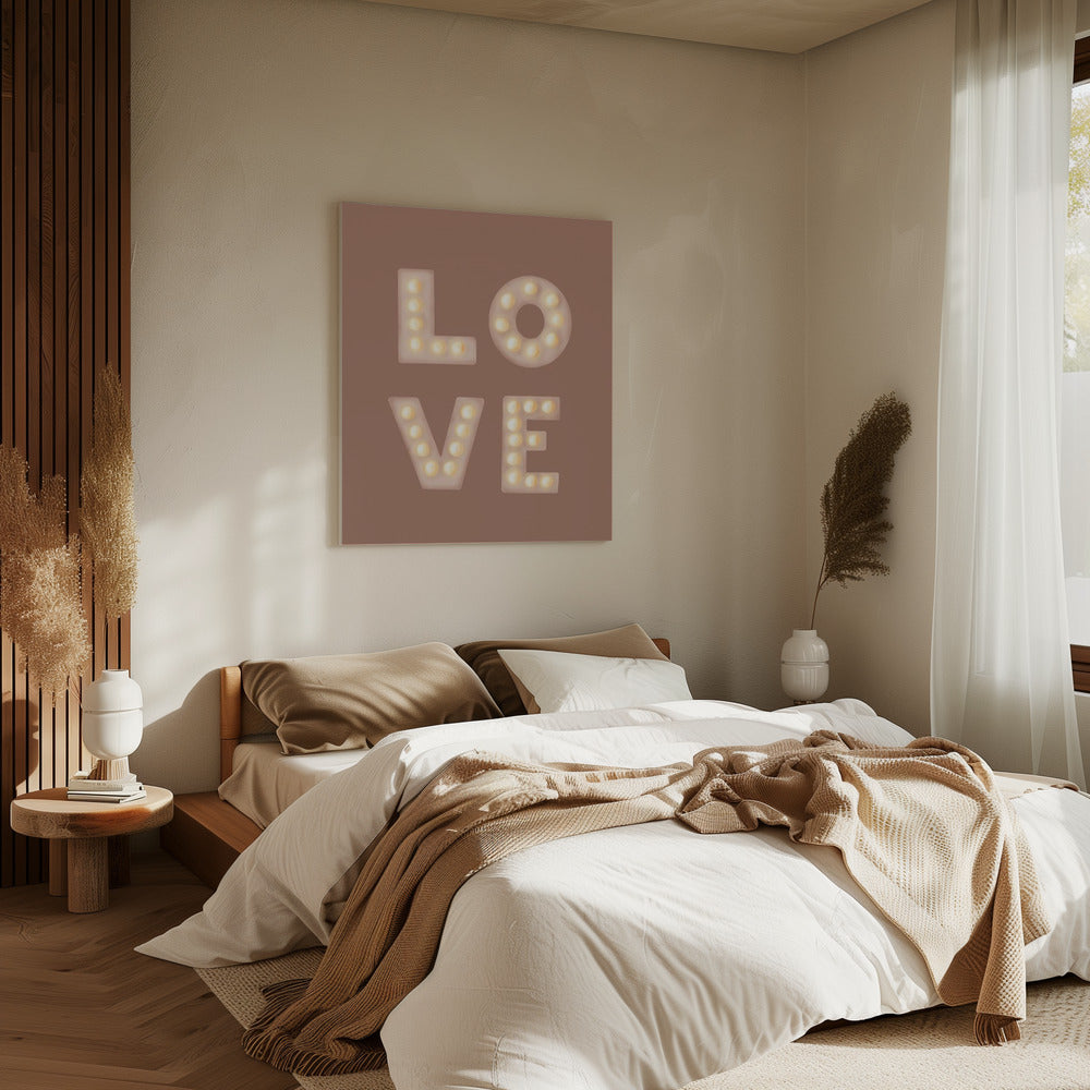 Love Lightletters Mochamousse | Canvas
